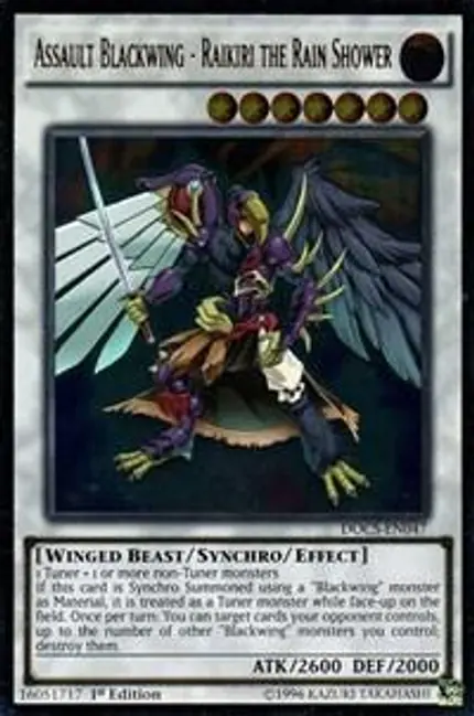 Assault Blackwing - Raikiri the Rain Shower (UTR)