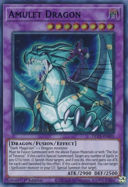 Amulet Dragon (Blue)