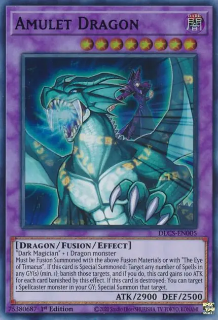 Amulet Dragon (Purple)
