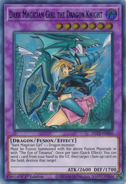 Dark Magician Girl the Dragon Knight (Alternate Art) (Blue)