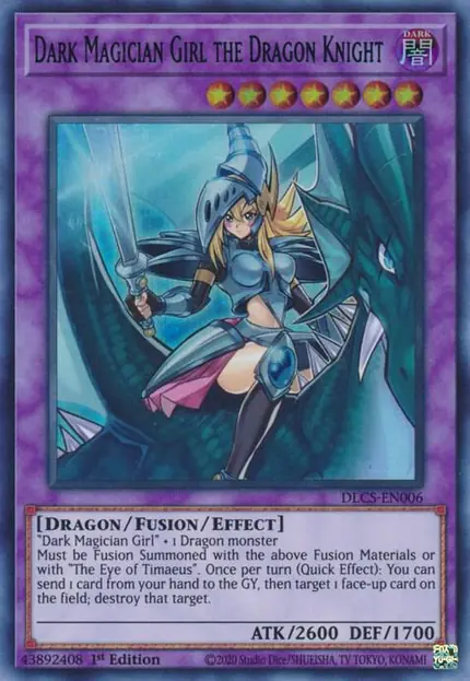 Dark Magician Girl the Dragon Knight (Blue)