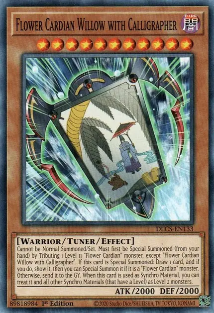 Flower Cardian Willow with Calligrapher