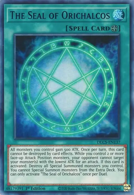 The Seal of Orichalcos (Blue)