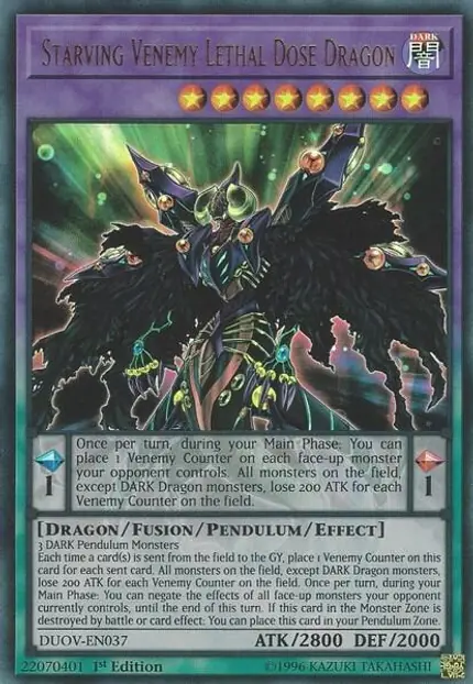 Starving Venemy Lethal Dose Dragon