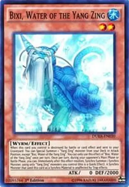 Bixi, Water of the Yang Zing