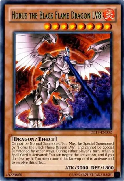 Horus the Black Flame Dragon LV8 (Green)