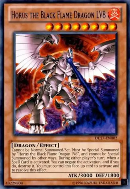 Horus the Black Flame Dragon LV8 (Purple)