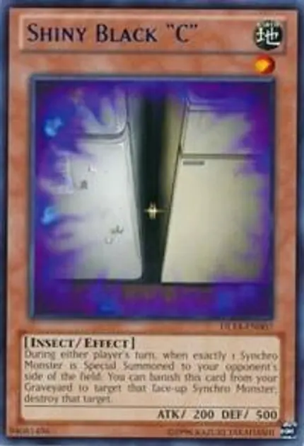 Shiny Black "C" (Red)