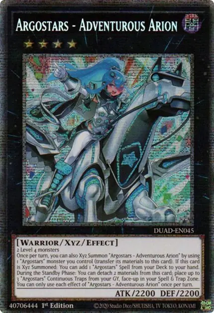 Argostars - Adventurous Arion (Starlight Rare)