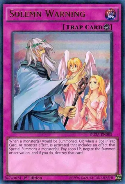 Solemn Warning