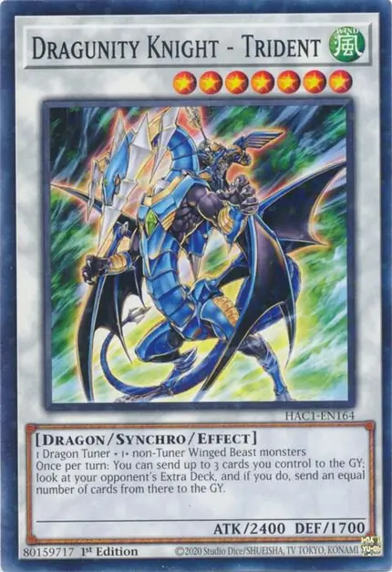 Dragunity Knight - Trident (Duel Terminal)