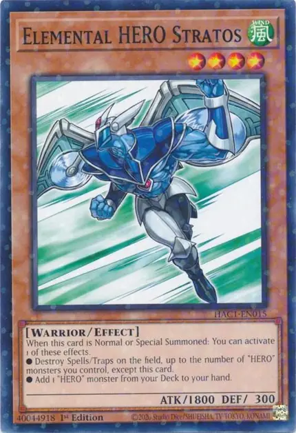 Elemental HERO Stratos (Duel Terminal)