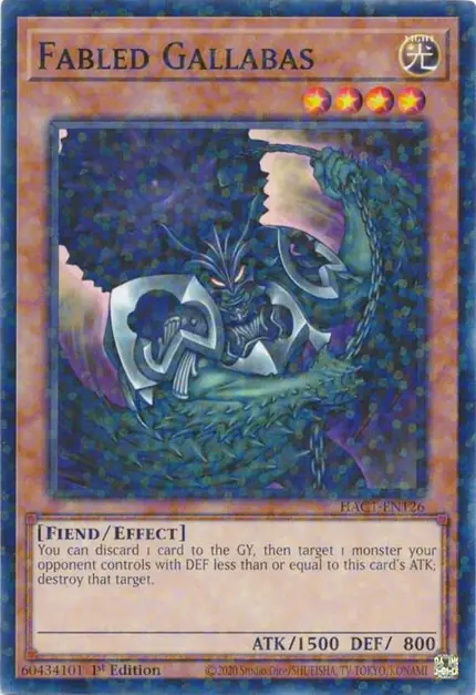 Fabled Gallabas (Duel Terminal)