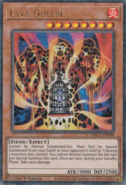 Lava Golem (Duel Terminal)
