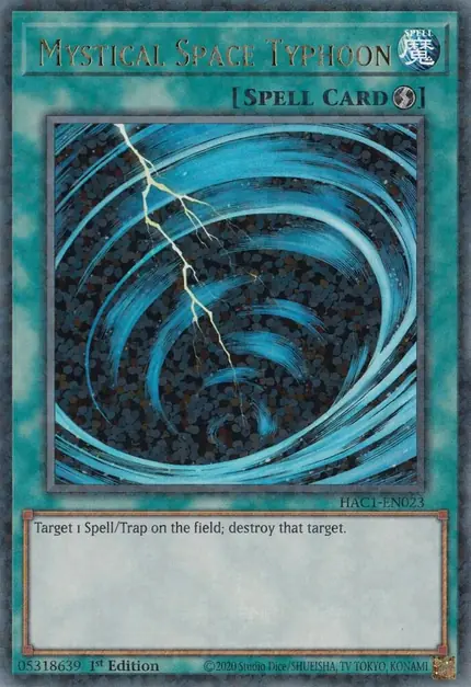 Mystical Space Typhoon (Duel Terminal)