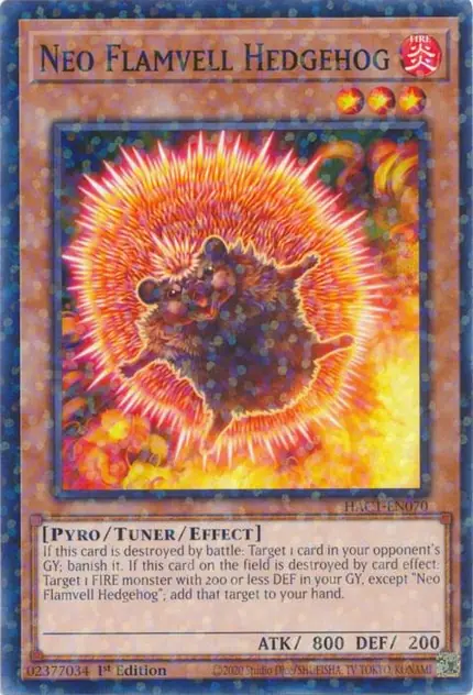 Neo Flamvell Hedgehog (Duel Terminal)