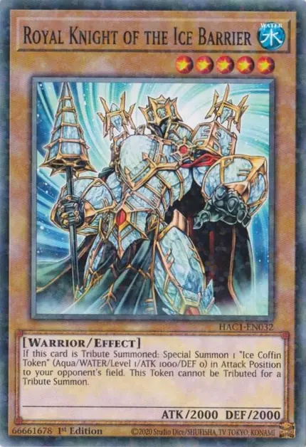 Royal Knight of the Ice Barrier (Duel Terminal)