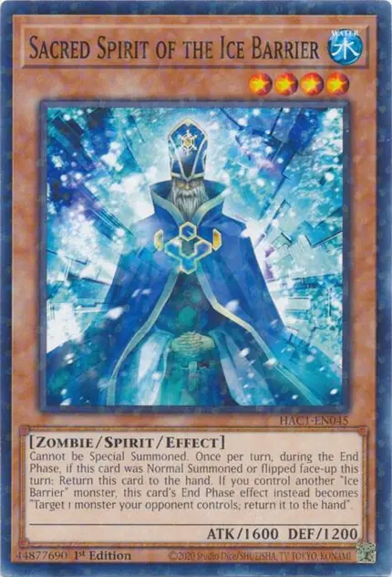 Sacred Spirit of the Ice Barrier (Duel Terminal)