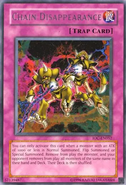 Chain Disappearance