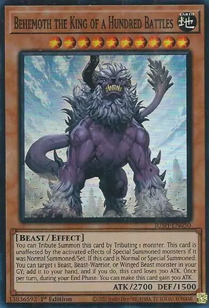 Behemoth the King of a Hundred Battles (Super Rare)