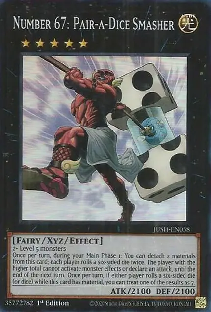Number 67: Pair-a-Dice Smasher (Super Rare)