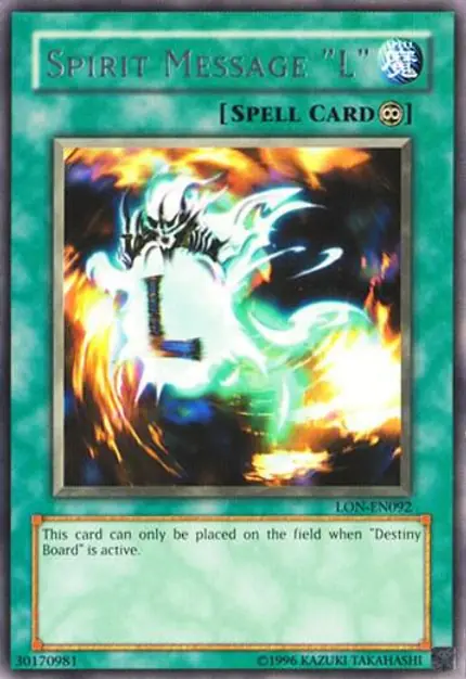 Spirit Message "L"