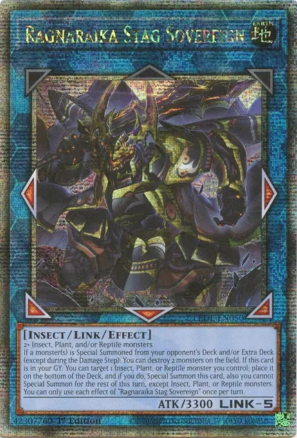 Ragnaraika Stag Sovereign (Quarter Century Secret Rare)