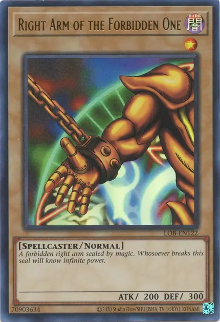 Right Arm of the Forbidden One