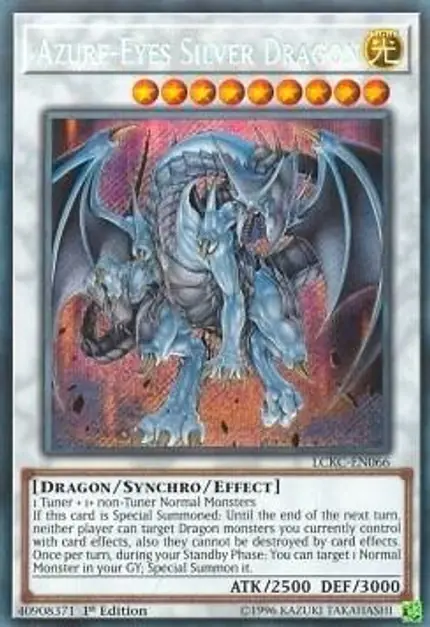 Azure-Eyes Silver Dragon