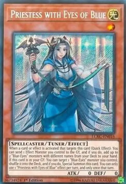 Priestess with Eyes of Blue