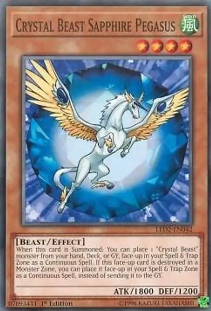 Crystal Beast Sapphire Pegasus