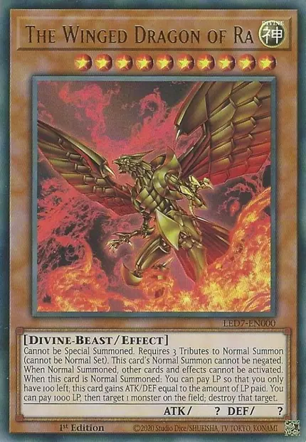 The Winged Dragon of Ra (Alternate Art)