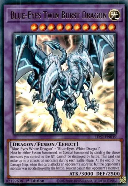 Blue-Eyes Twin Burst Dragon