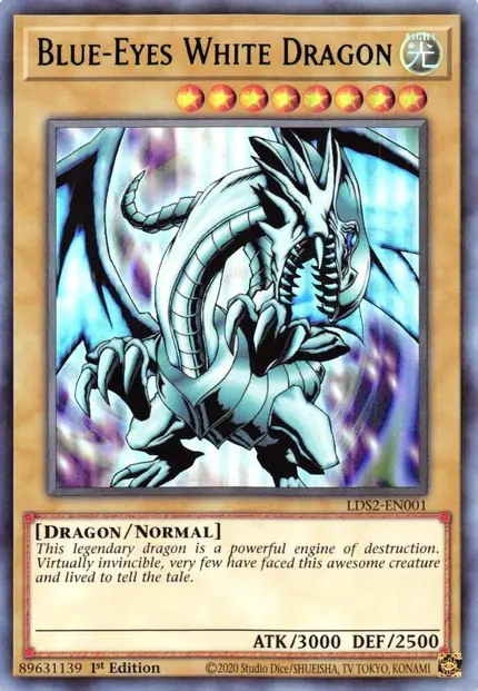 Blue-Eyes White Dragon (Green)