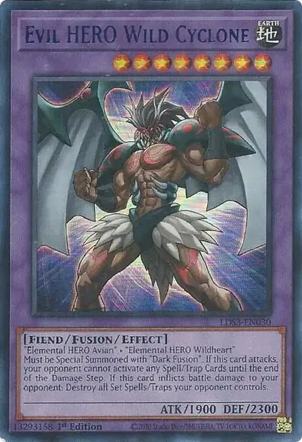 Evil HERO Wild Cyclone (Blue)