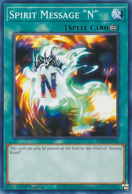 Spirit Message "N"