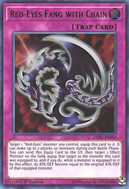 Red-Eyes Fang with Chain