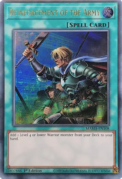 Reinforcement of the Army (Ultra Pharaoh's Rare)
