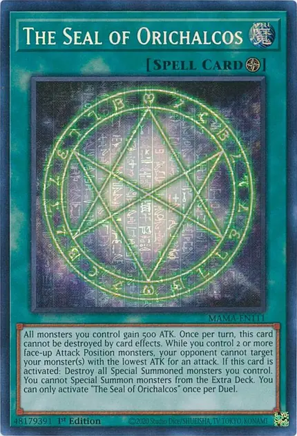 The Seal of Orichalcos (Ultra Pharaoh's Rare)