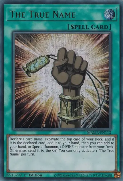 The True Name (Ultra Pharaoh's Rare)