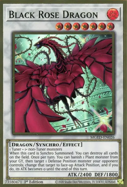 Black Rose Dragon (Alternate Art)