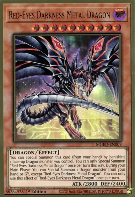 Red-Eyes Darkness Metal Dragon (Alternate Art)