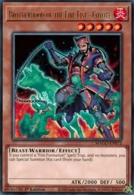 Brotherhood of the Fire Fist - Coyote