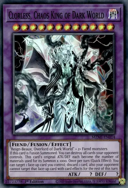 Clorless, Chaos King of Dark World