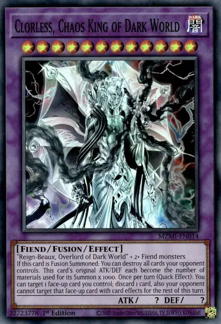 Clorless, Chaos King of Dark World