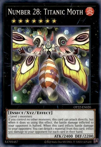 Number 28: Titanic Moth