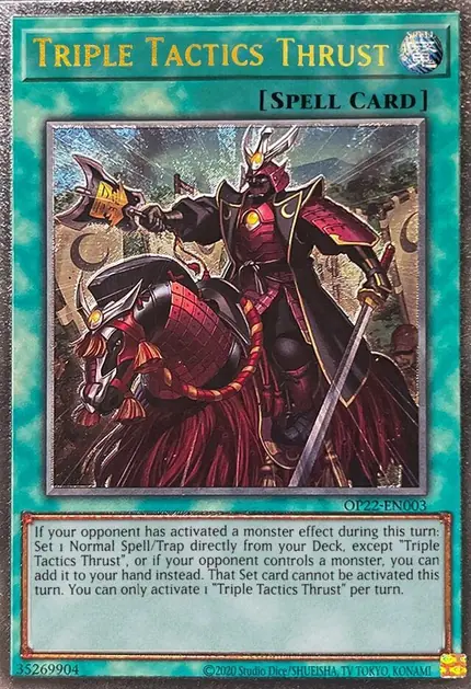 Triple Tactics Thrust (UTR)