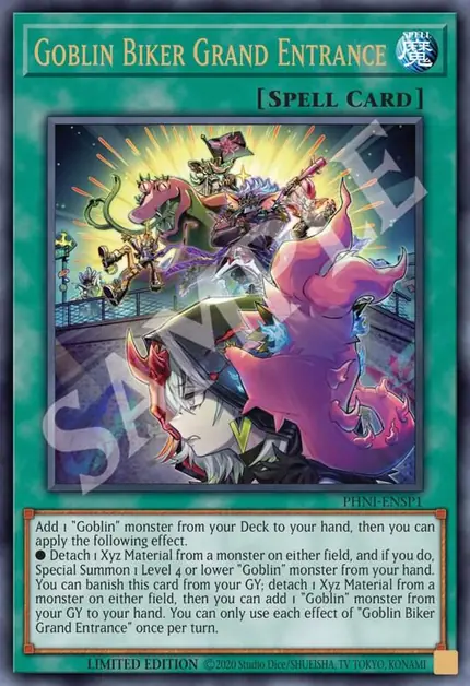 Goblin Biker Grand Entrance