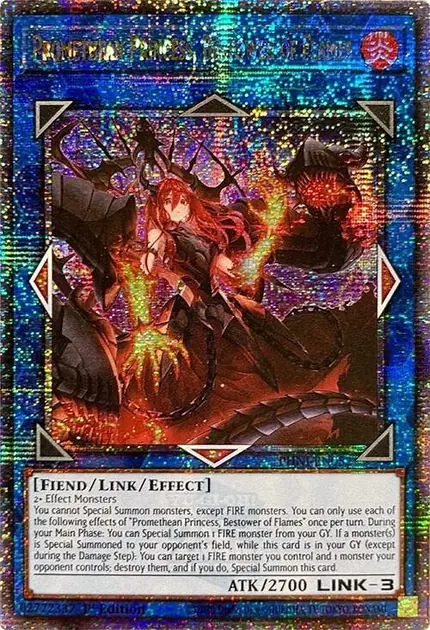 Promethean Princess, Bestower of Flames (Quarter Century Secret Rare)