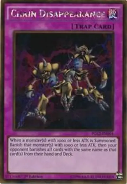 Chain Disappearance